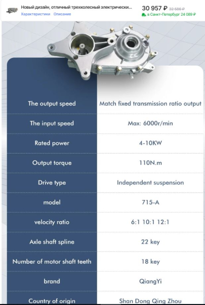 кпп для трайка