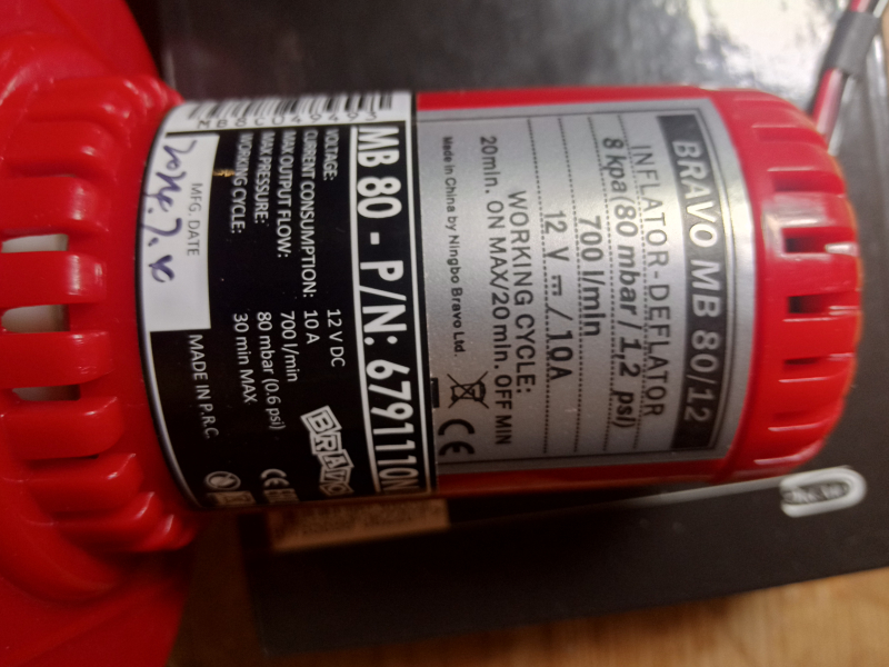 Характеристики турбонасоса Bravo MB 80 C