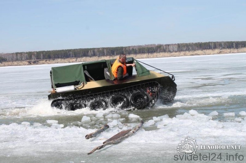 вездеход-провалился