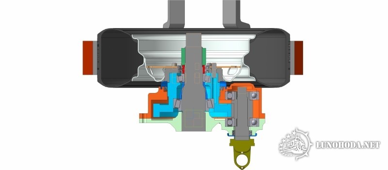 Редуктор БТР и колесо R13 ВАЗ