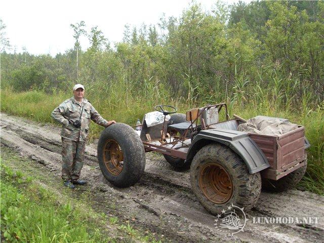 Вездеходы для охоты самоделки Четырёхколёсный легкий вездеход Пневматик - Лунохода.Нет